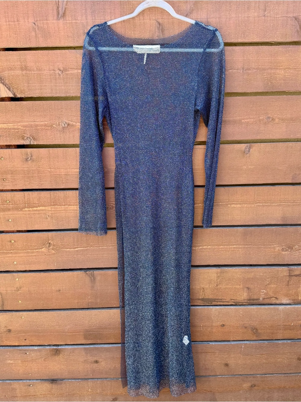 Jen’s Pirate Booty x Free People Remi Sheer Mesh Net Maxi Tunic Tee S Festival